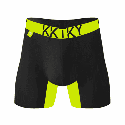 Pánske boxerky KKTKY Trunks Gabrielov lúč Neónová žltá